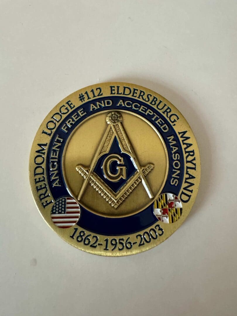 Masonic Lodge coin, Eldersburg Maryland.